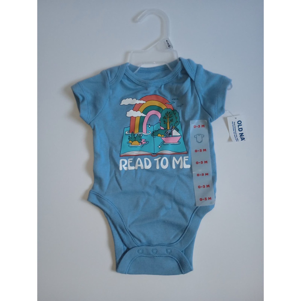 Old Navy Unisex T-shirt Style Onesie Brand New with Tags Size 0-3 mos.